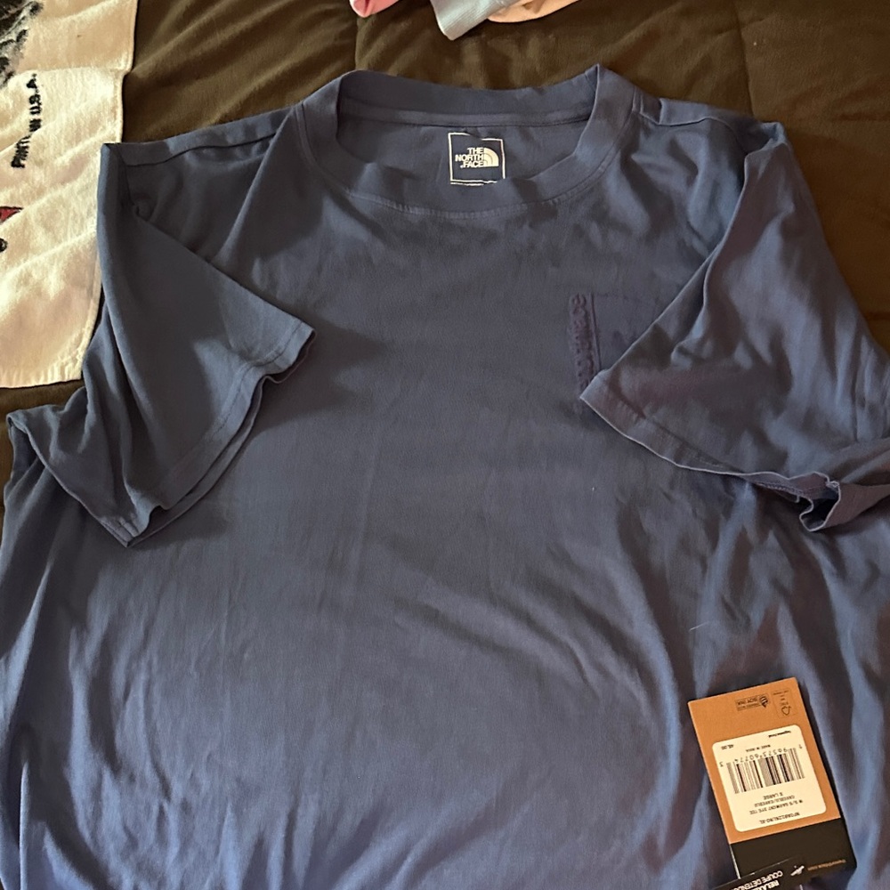 The North Face Men’s Short-Sleeve Crew T-Shirt — Navy Blue